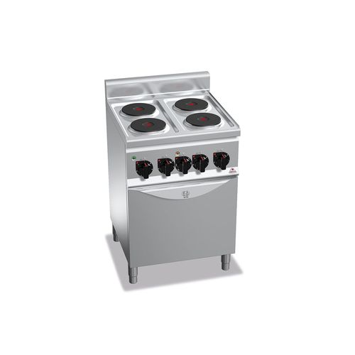 Cucina elettrica 4 fuochi con forno 3Kw classic